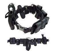 Law Enforcement Utility Tactical Belt Multifunctional Outdoor Training Belt Bag Hiking Belt Patrol Military Waist Pack Equipment(10pcs Belt Set)