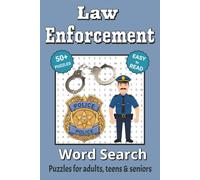 Law Enforcement Word Search Puzzle Book: Word Search with Easy to Read Print about Law Enforcement, legal terms and more| 6x9 inches, 104 pages | 50+ ... Gifts for Vacations, Holidays & Free Times
