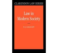 Law in Modern Society (Clarendon Law) (Clarendon Law Series)