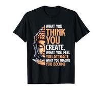 Law Of Attraction Buddha Spiritual Quote Buddhism Men Women T-Shirt