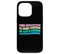 Law Of Attraction Manifesting Spiritual Growth Retro Wavy Case for iPhone 13 Pro