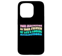 Law Of Attraction Manifesting Spiritual Growth Retro Wavy Case for iPhone 15 Pro