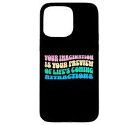 Law Of Attraction Manifesting Spiritual Growth Retro Wavy Case for iPhone 15 Pro Max