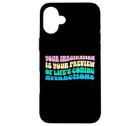 Law Of Attraction Manifesting Spiritual Growth Retro Wavy Case for iPhone 16 Plus