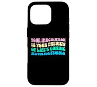Law Of Attraction Manifesting Spiritual Growth Retro Wavy Case for iPhone 16 Pro