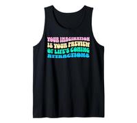 Law Of Attraction Manifesting Spiritual Growth Retro Wavy Tank Top