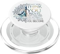 Law of Attraction Positive Daily Affirmation Manifest Succes PopSockets PopGrip for MagSafe