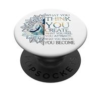 Law of Attraction Positive Daily Affirmation Manifest Succes PopSockets Swappable PopGrip