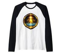 Law of Attractions, Energy Frequency Vibration Manifestation Raglan Baseball Tee