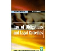 [(Law of Obligations and Legal Remedies )] [Author: Geoffrey Samuel] [Feb-2001]