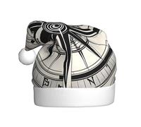 Law Of The Compass Navigation 1 Christmas Hat Santa Hat Costume Accessory For Xmas New Year Holiday Party Headwear