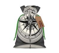 Law of the Compass Navigation 1 print Christmas Bag - Premium Holiday packet, Festive Xmas Packaging with Joyful Designs