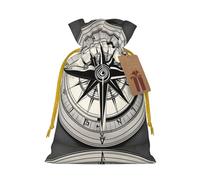 Law of the Compass Navigation 1 print Christmas Bag - Premium Holiday packet, Festive Xmas Packaging with Joyful Designs