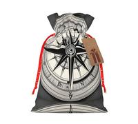 Law of the Compass Navigation 1 print Christmas Bag - Premium Holiday packet, Festive Xmas Packaging with Joyful Designs