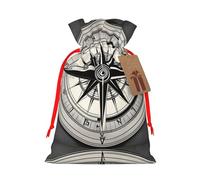 Law of the Compass Navigation 1 print Christmas Bag - Premium Holiday packet, Festive Xmas Packaging with Joyful Designs