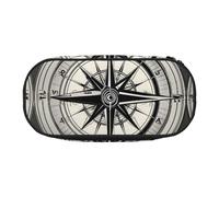 Law of The Compass Navigation 1 Print Convenient High Capacity Pencil Bag Portable Makeup Pouch Students Teens Adults