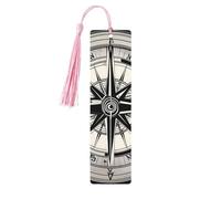 Law of The Compass Navigation 1 Print Wood Bookmark for Women Men,with Tassels Reading Bookmarks for Book Lovers,Gifts