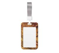Law of The Compass Navigation Print Id Badge Holder Sliding Card Holder Vertical Card Protector Cover Case Teacher Lanyard for Office Women Men