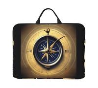 Law of The Compass Navigation Print Lightweight Laptop Case Sleeve for Office Travel Daily Notebook Protector Bag