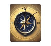 Law Of The Compass Navigation Print Rectangle Mouse Pad, Non-Slip Rubber Base Mouse Pad, 12 X 10 In