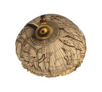 Law of the Compass Navigation Printed Double-Layer Waterproof Shower Cap - Reusable Spa & Face Mask Bathing Hat for Travel, Home Care & Beauty Routine