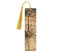 Law of the Compass Navigation Printed Metal Bookmarks M - Gold Lightweight Aluminium Book Marker for Books, Journals & Gifts, Ideal Book Lovers, Holiday Decor & Crafts