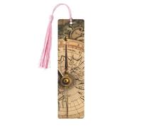Law of the Compass Navigation Printed Metal Bookmarks M - Pink Lightweight Aluminium Book Marker for Books, Journals & Gifts, Ideal Book Lovers, Holiday Decor & Crafts