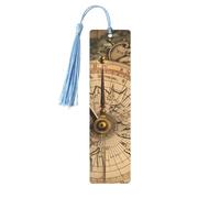 Law of the Compass Navigation Printed Metal Bookmarks M - Sky Blue Lightweight Aluminium Book Marker for Books, Journals & Gifts, Ideal Book Lovers, Holiday Decor & Crafts