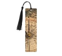 Law of the Compass Navigation Printed Metal Bookmarks S - Black Lightweight Aluminium Book Marker for Books, Journals & Gifts, Ideal Book Lovers, Holiday Decor & Crafts
