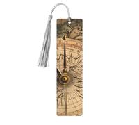Law of the Compass Navigation Printed Metal Bookmarks S - Gray Lightweight Aluminium Book Marker for Books, Journals & Gifts, Ideal Book Lovers, Holiday Decor & Crafts