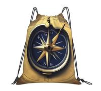 Law Of The Compass Navigation Unisex Pe Bag Foldable String Backpack Lightweight Drawstring Backpack For Travel Yoga Holidays