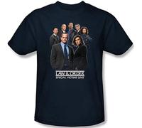 Law & Order Special Victims Unit Team Photo Licensed Unisex T-Shirt Black Shirt Men's Top Tee M