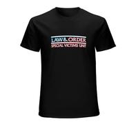 Law & Order SVU Special Victims Unit Men's T-Shirt Black Unisex Mens Tees M