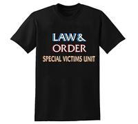 Law & Order SVU T-Shirt Black Graphic Unisex Tee Shirt M