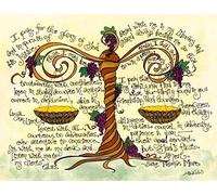 Law School Graduation Gift - ART PRINT of St Thomas More Prayer Art - Catholic gift for Lawyer (5x7)