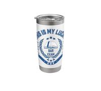 Law School This is My Lucky Bar Exam Stainless Steel Insulated Tumbler