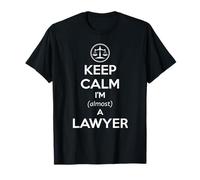 Law Student Bar Exam - Keep Calm I'm Almost a Lawyer Funny T-Shirt