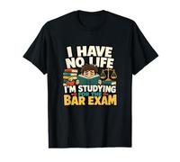 Law Student Bar Exam Survival Humor Value Graphic T-Shirt