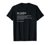Law Student Definition Dictionary College Major T-Shirt