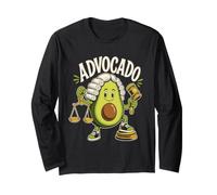 Law Student Vegan Saying Advocado Avocado Long Sleeve T-Shirt