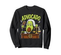 Law student vegan saying Advocado Avocado Sweatshirt