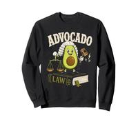 Law student vegan saying Advocado Avocado Sweatshirt