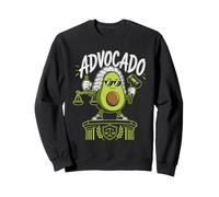 Law student vegan saying Advocado Avocado Sweatshirt