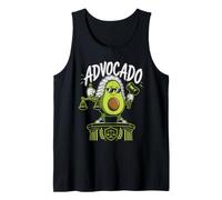 Law Student Vegan Saying Advocado Avocado Tank Top
