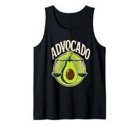 Law Student Vegan Saying Advocado Avocado Tank Top