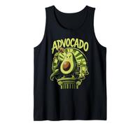 Law Student Vegan Saying Advocado Avocado Tank Top