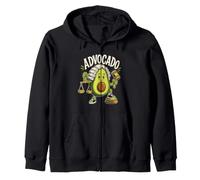 Law student vegan saying Advocado Avocado Zip Hoodie