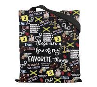 Law SVU Order TV Show Merch Law Detective Team Tote Bag Crime Show Junkie Reusable Handbag Special Victims Unit Gift (law BLK)