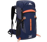 Lawaia 50L Hiking Backpack for Travelling Camping Large Rucksack for Men Women Waterproof Walking Trekking Sports and Outdoor Lightweight Backpack Survival Mountain Bag Festival Fishing