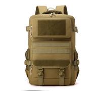 Lawaia travel backpack 25L rucksack for men camping hiking tactical military backpack womens school work bag fishing back pack 47 * 30 * 17cm daysack (Khaki)